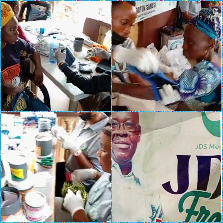 Traders in Egbeda, Ibadan North LGAs Benefit From JDS Free Medical Outreach