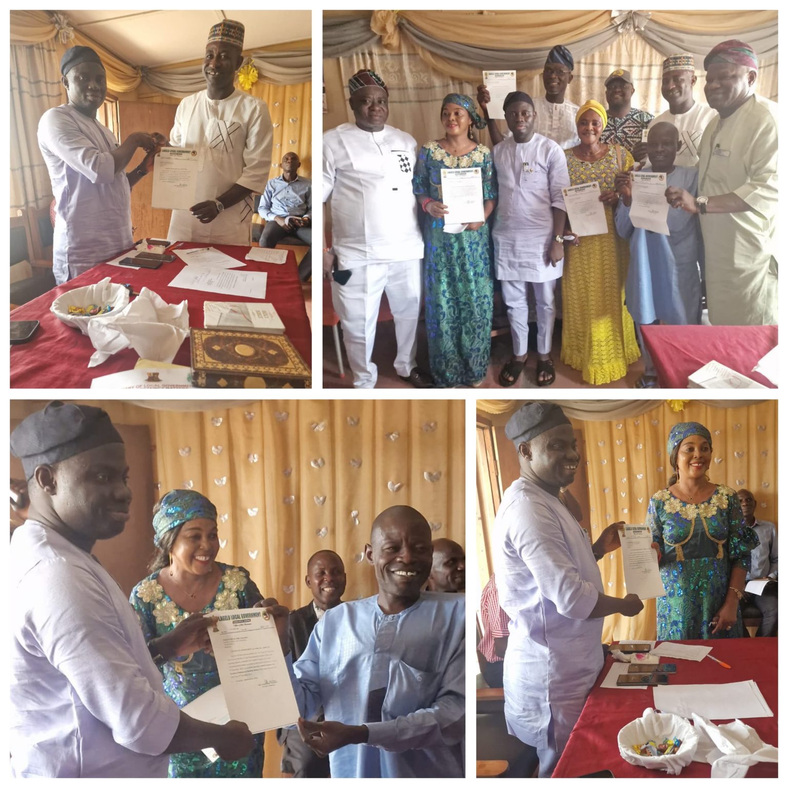 Lagelu Council Boss, Hon. Mudashiru Kamorudeen Swears In Additional Supervisory Councilors, SAs