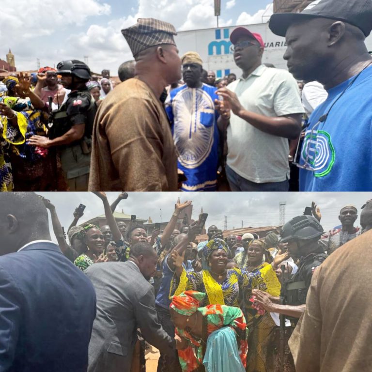 Makinde visits Alesinloye Market, Vows to Avert Recurrence of Fire Incident