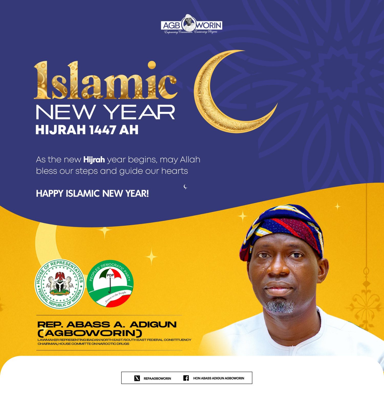 Hijrah: Agboworin Congratulates Muslims, Urges Prayers For Gov. Makinde To End Well In Office