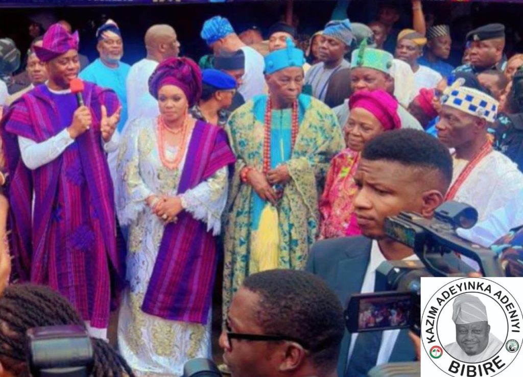 Hon. Kazim Bibire ‘DCOS’ Congratulates Governor Makinde And Wife On Installation As Aare And Yeye Aare Omoluabi Of Akure Kingdom