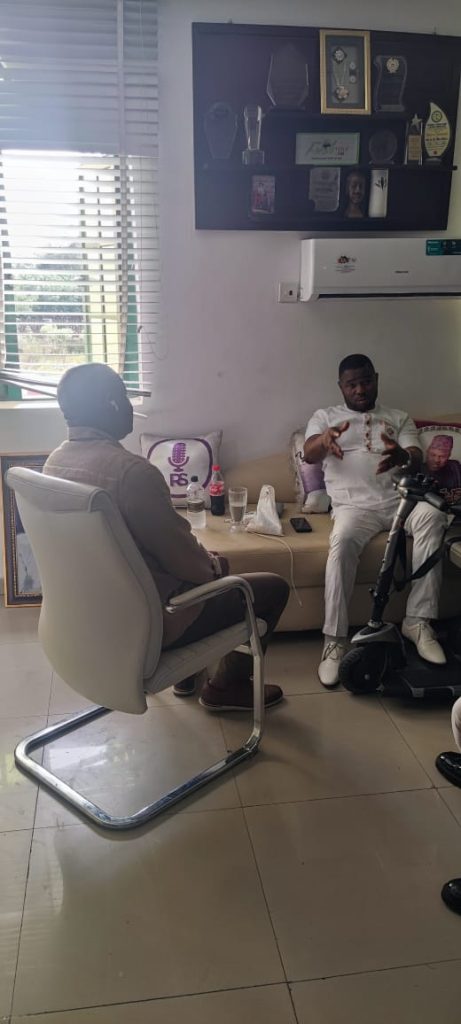 Fire Incident: Barr. Akeem Agbaje Pays Sympathy Visit to Dr Yinka Ayefele at Music House