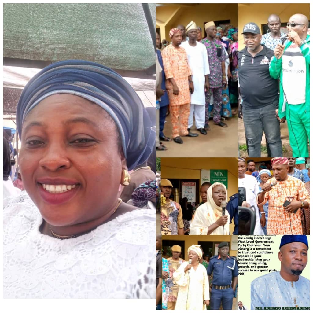Congress: Oyo West LG Secretary, Hon. Mrs. Adekanmbi Adepeju Congratulates Newly Elected Party Local Executives