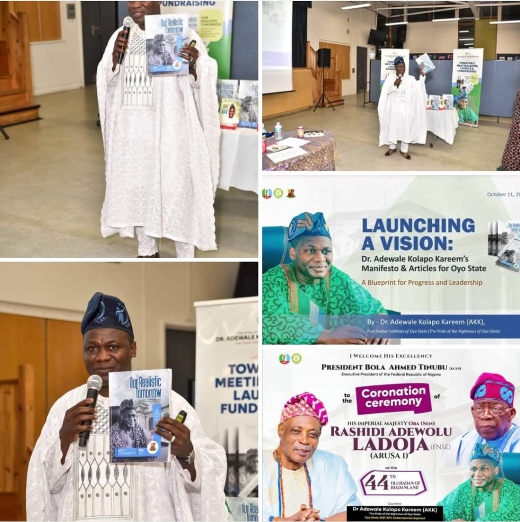Oyo 2027: Olubadan, Alaafin, Soun, and Other Oyo Traditional Rulers to Receive Book Launch by December — Dr. AKK.