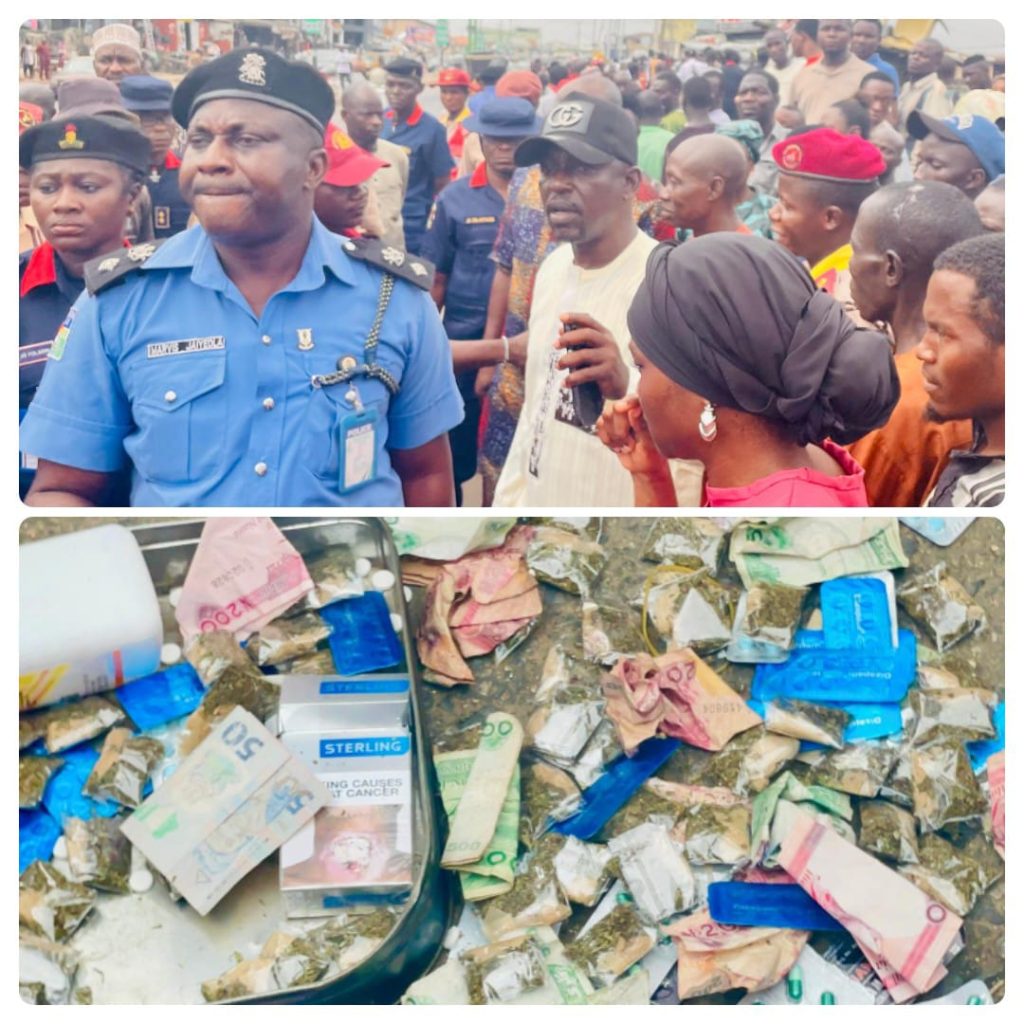 Two Arrested With Narcotic as Olatunji Leads Joint Security Taskforce Against Criminal Elements in Oluyole LG
