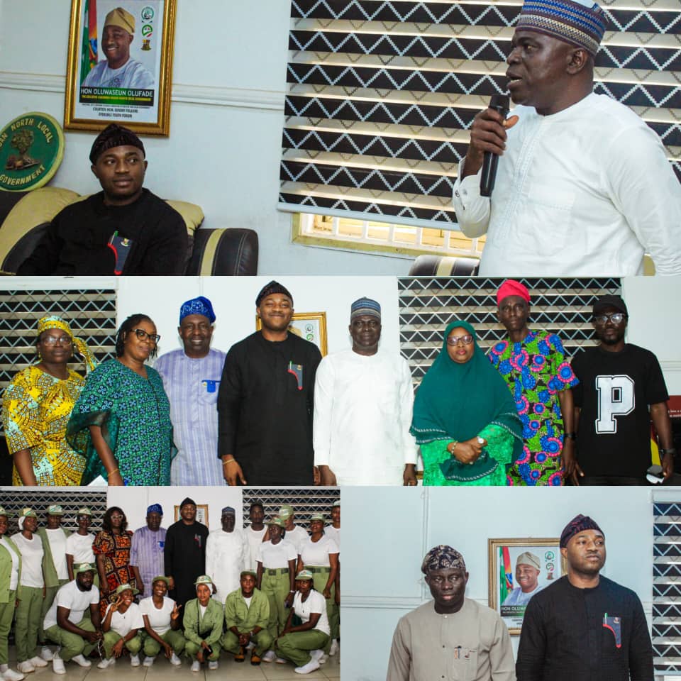 Courtesy Visit: Ibadan North Council Chairman, Olufade Receives Oyo NYSC State Coordinator, Kayode Ola Peters, Strengthens Ties