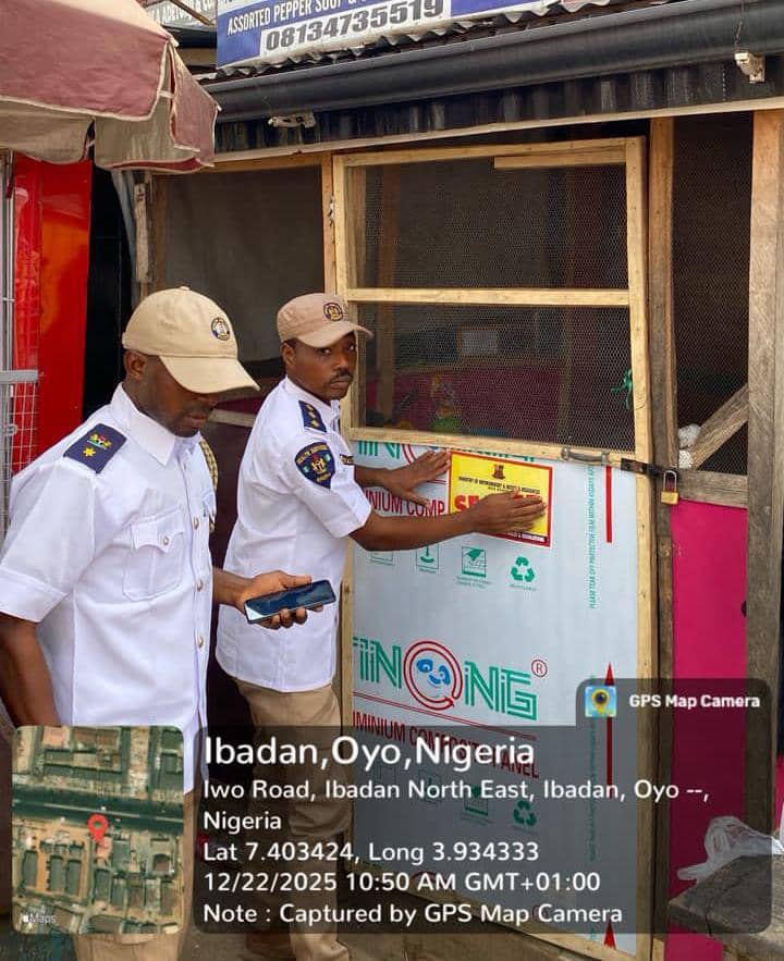 Illegal Waste Dumping: Oyo Ministry of Environment Seals Calabar Kitchen at Iwo Road, Ibadan