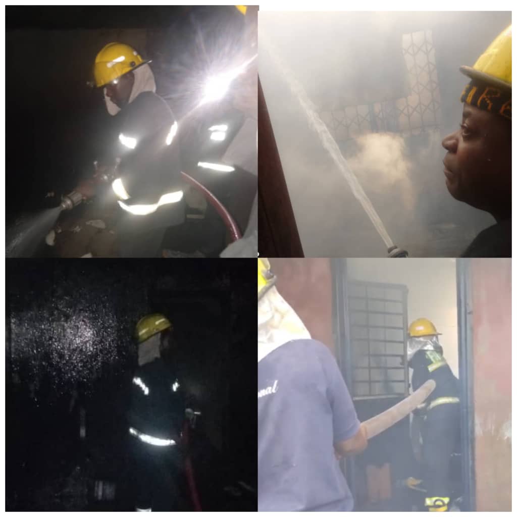 Oyo: Fire Ravages Residential Building In Ibadan, Ogbomoso