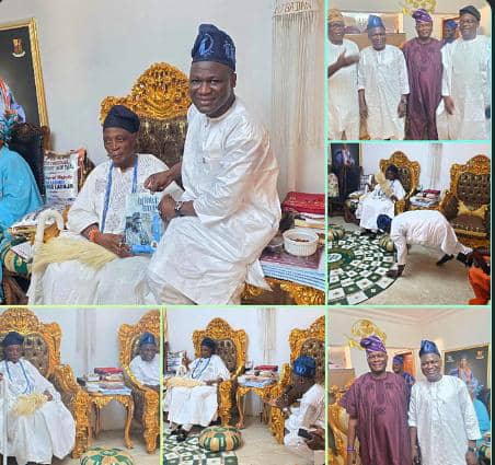 Oyo 2027: APC Governorship Aspirant AKK Pays Royal Homage to Olubadan, Shares Development Agenda