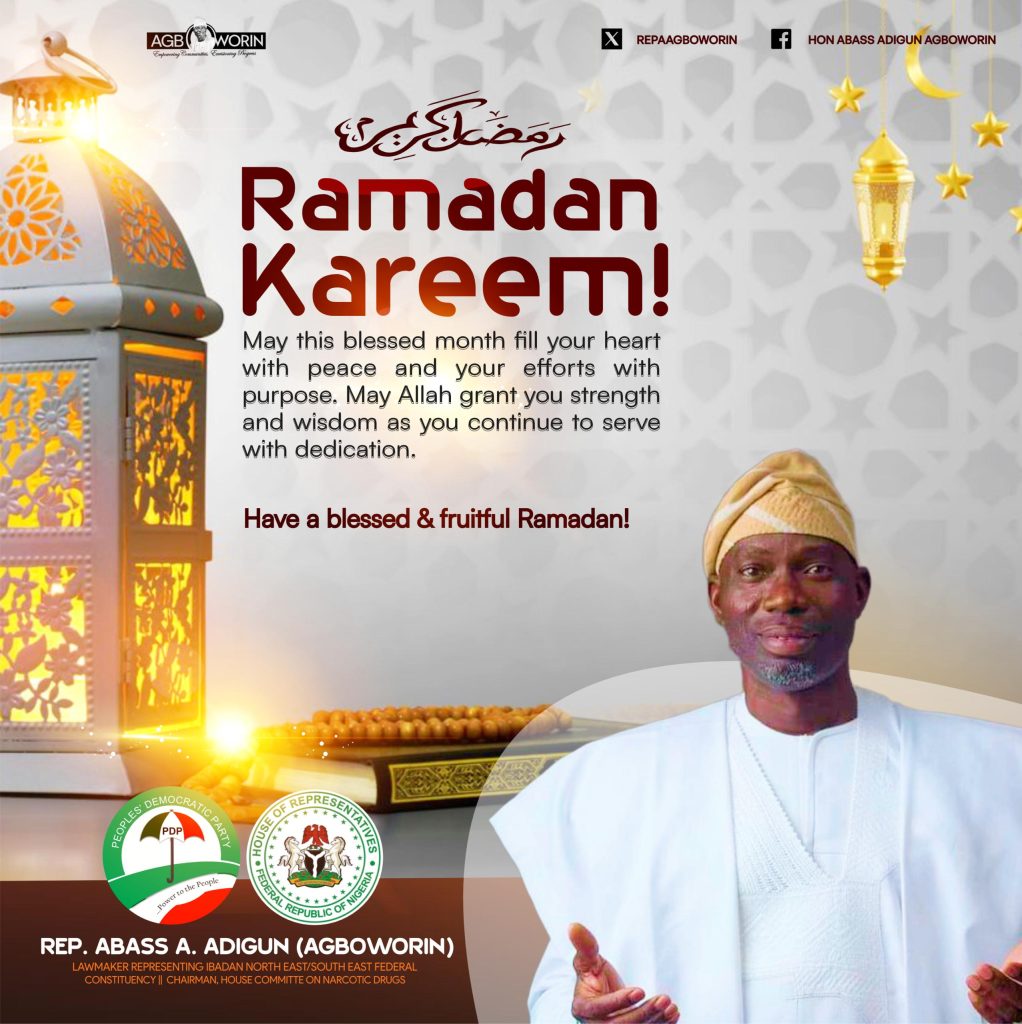 Ramadan: Agboworin Felicitates Muslims, Urges Peace, Impactful Service To Humanity