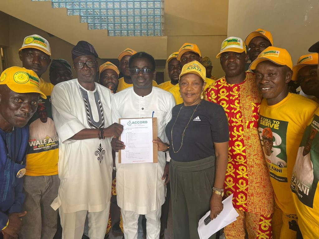 Hon. Wale Ajani Emerges Accord Candidate for Oyo Central Senatorial District