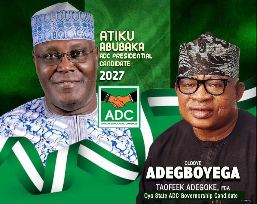 ADC Group Backs Adegoke, Atiku, Rejects Allegations of Irregularities in Oyo Primaries